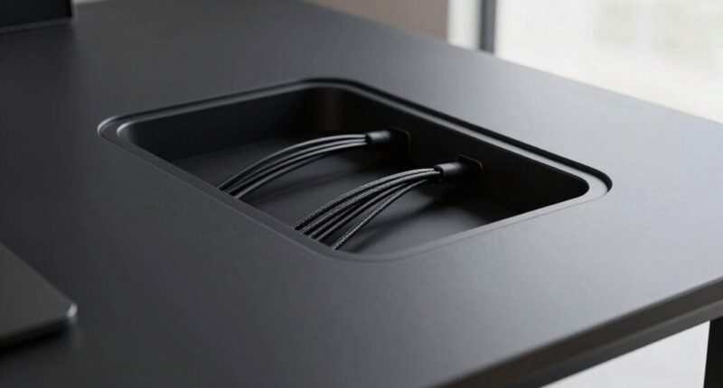 elegant cable organization solution