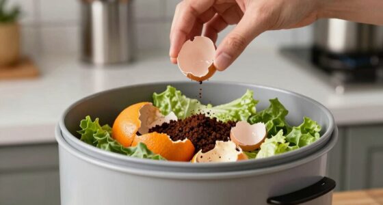 kitchen waste composting routine