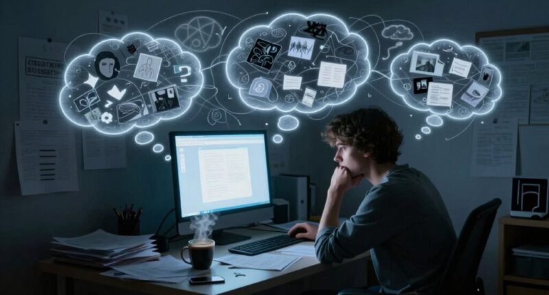 overwhelms and drains thoughts