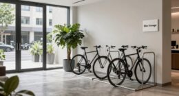 silent bicycle storage solution