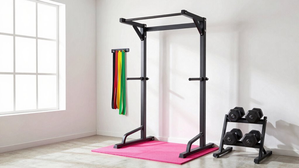 small space gym organization
