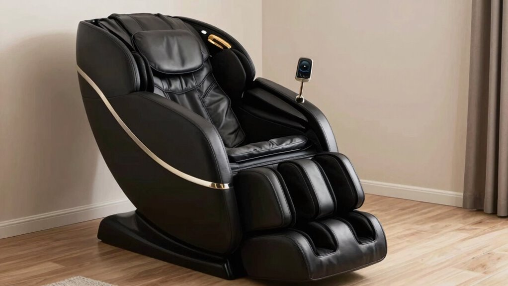 space efficient ergonomic massage chair