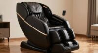 spacious massage chair feature
