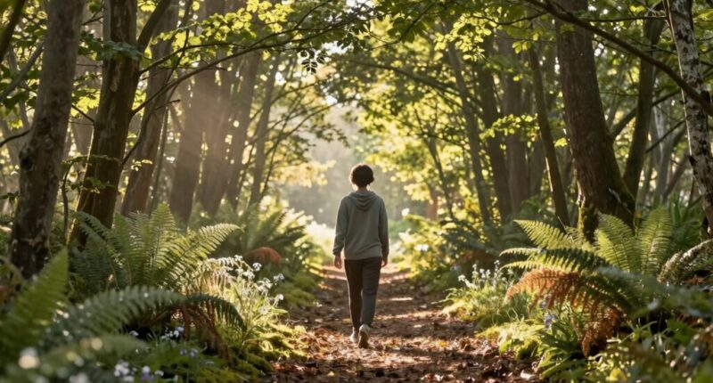 walking for quick relief