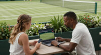 Chris Rock Enjoys Wimbledon with New Girlfriend Simone Henault
