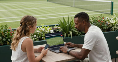 Chris Rock Enjoys Wimbledon with New Girlfriend Simone Henault
