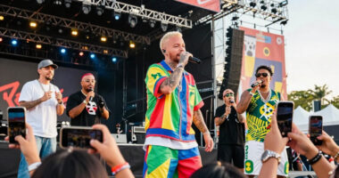 J Balvin Celebrates Brazilian Music At Rock In Rio With Cameos From Pedro Sampaio And Melody: Watch