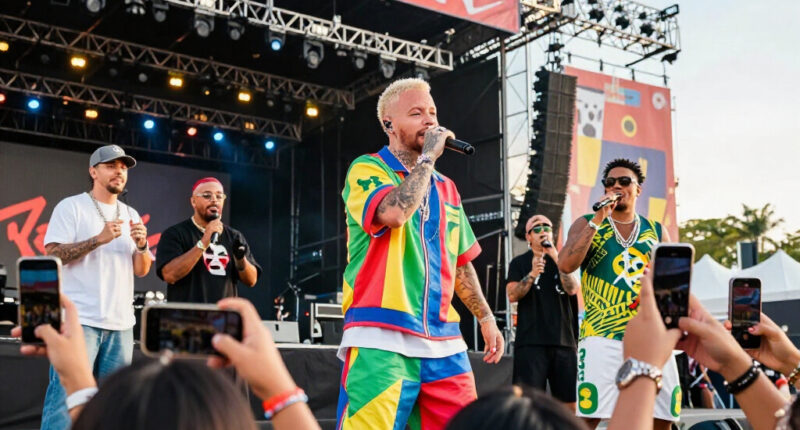 J Balvin Celebrates Brazilian Music At Rock In Rio With Cameos From Pedro Sampaio And Melody: Watch