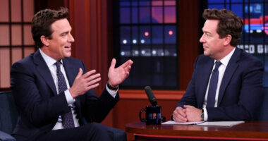 Stephen Colbert Makes Return To Late-Night As Guest On Jimmy Kimmel Live