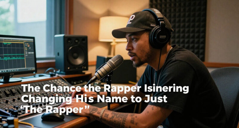 Chance The Rapper Is Considering Changing His Name To Just “The Rapper”