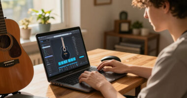 Show HN: Guitoro, A Virtual Guitar You Strum With Your Keyboard