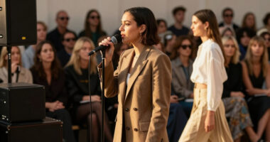 St. Vincent Covers Yeah Yeah Yeahs At Gabriela Hearst’s Spring 2027 Runway Show